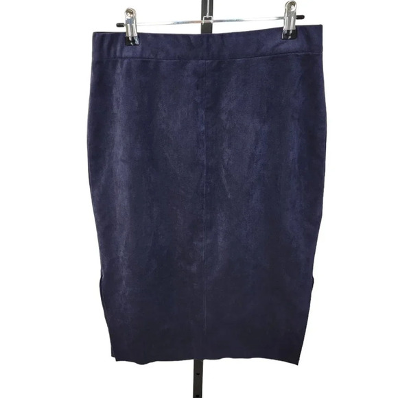 Aritzia Wilfred Free Lis  Vegan Suede Skirt Size 8 - Picture 1 of 9
